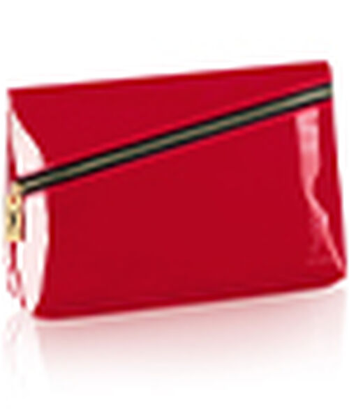 Sequin Red and Pink Diagonal Pouch main image 0